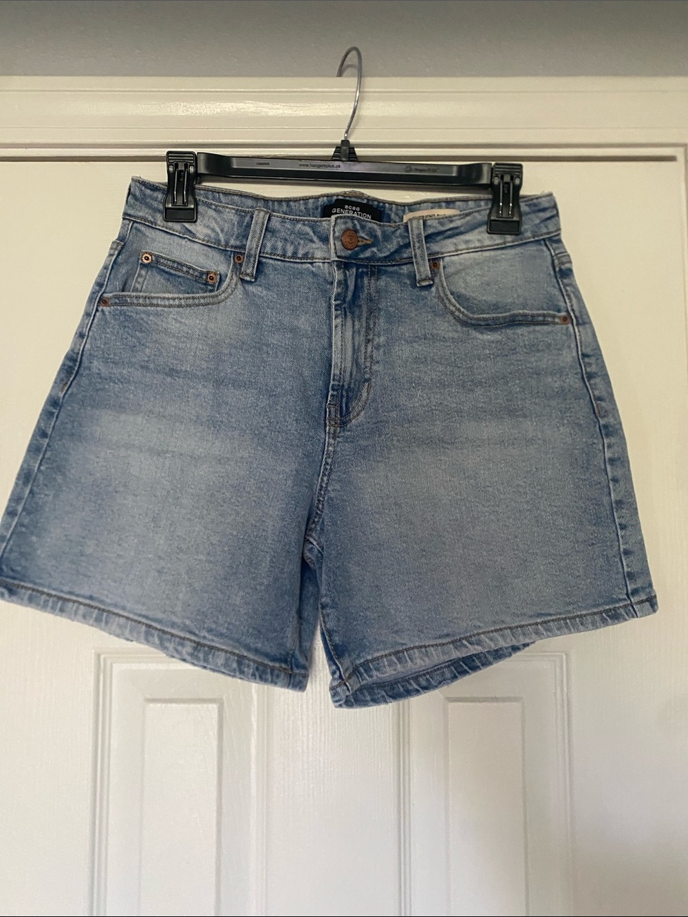 BCBGeneration Light Blue Denim Women’s Shorts